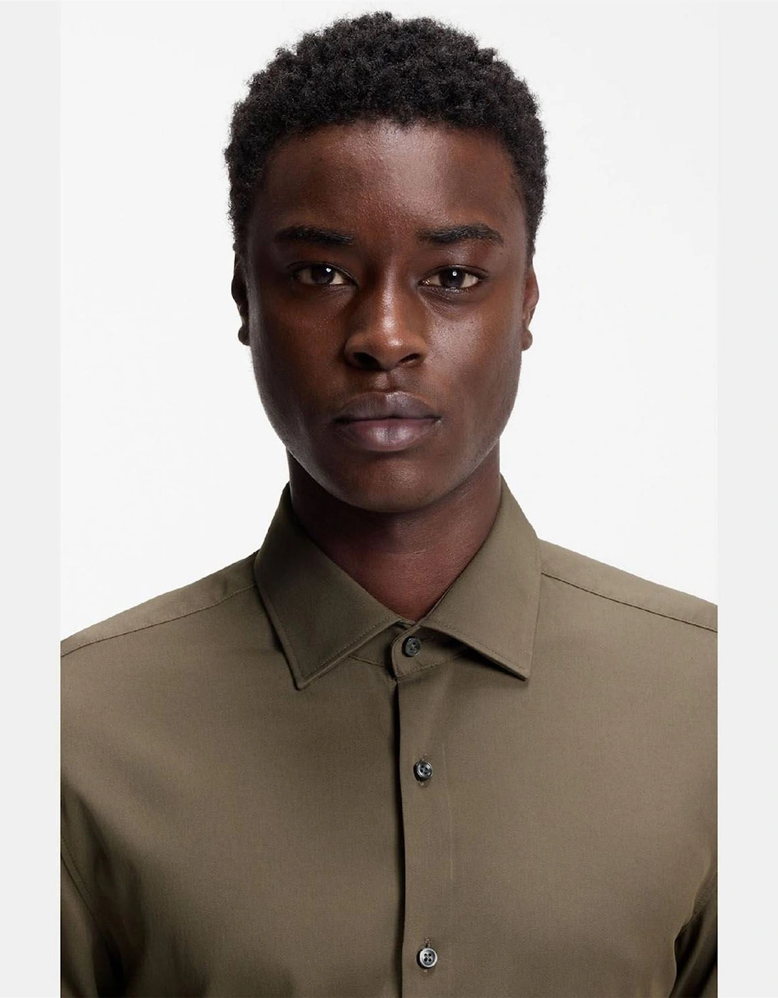 Kenno Slim Fit Shirt in Stretch Twill