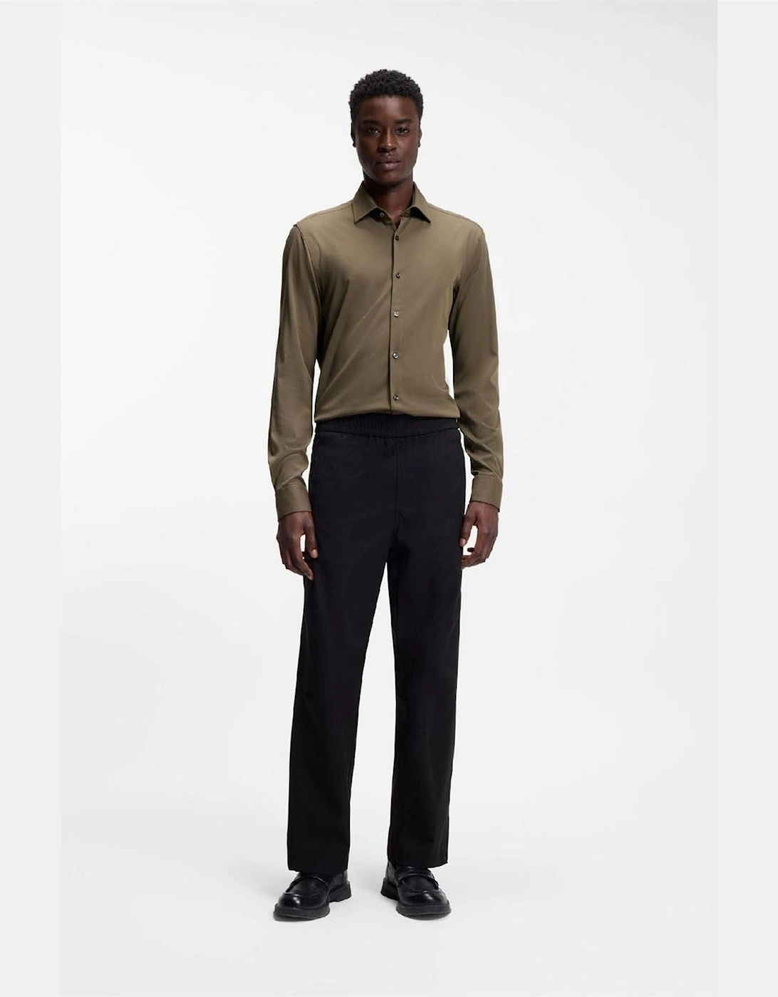 Kenno Slim Fit Shirt in Stretch Twill