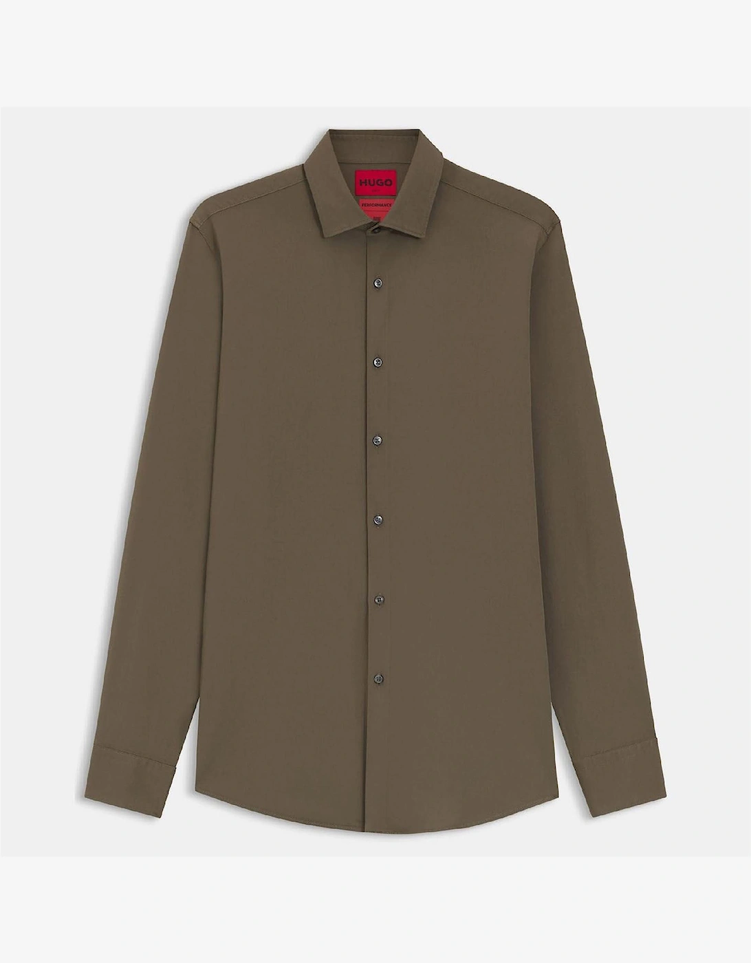 Kenno Slim Fit Shirt in Stretch Twill