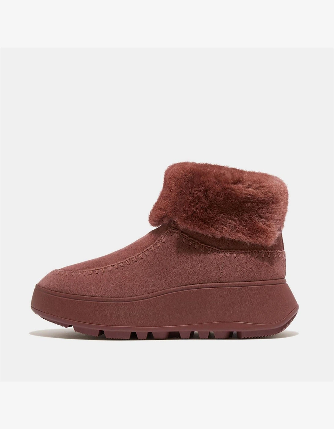 Mode Shearling Flatform Boots