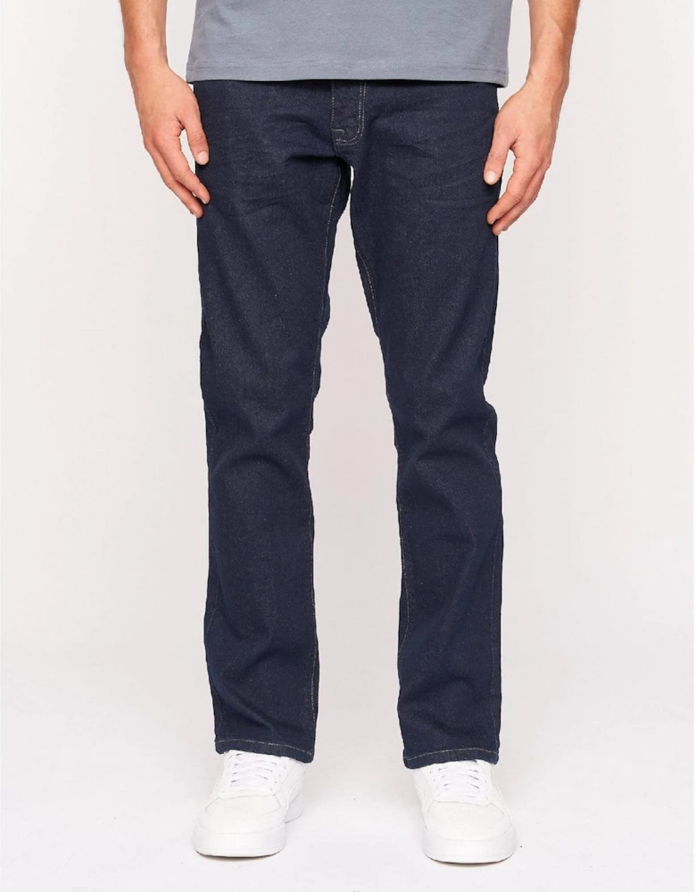 Raw Straight Fit Jeans