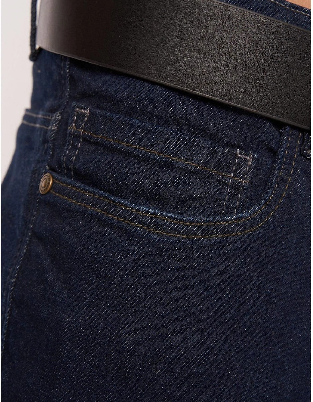 Raw Straight Fit Jeans
