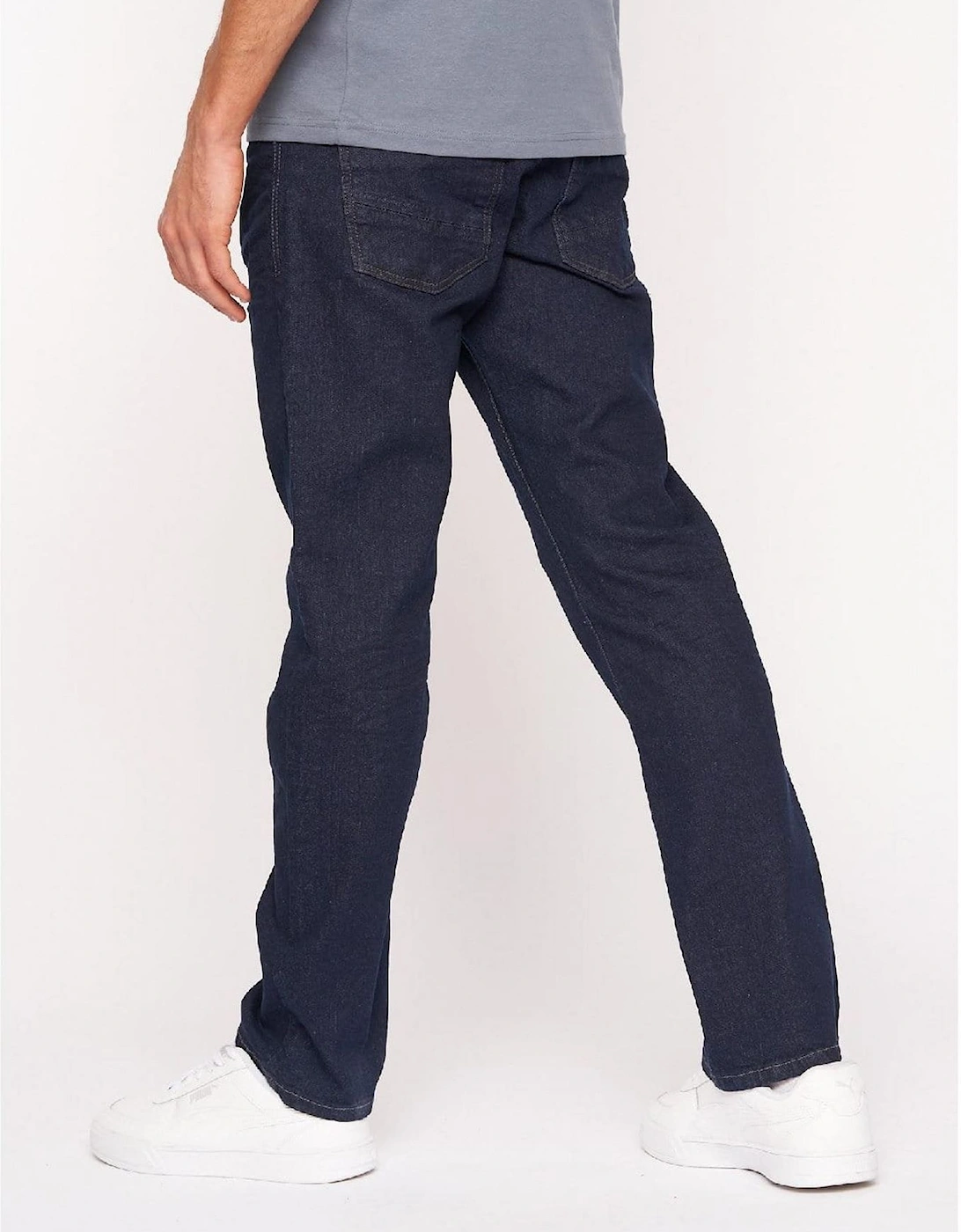Raw Straight Fit Jeans