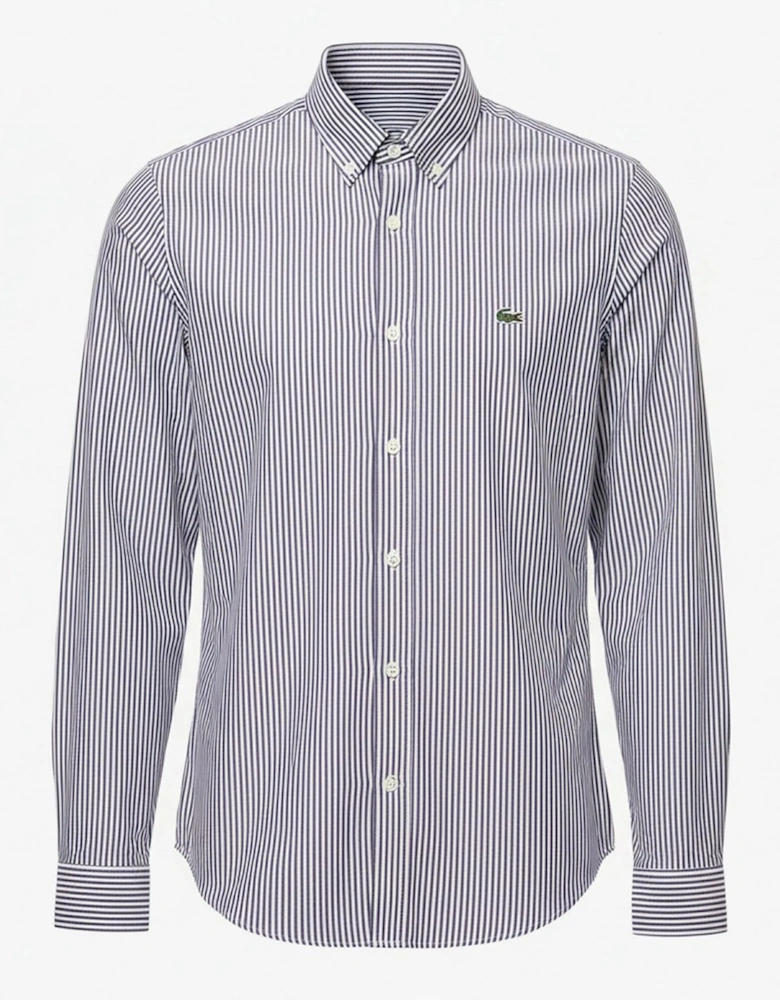 Fit Striped Cotton Shirt