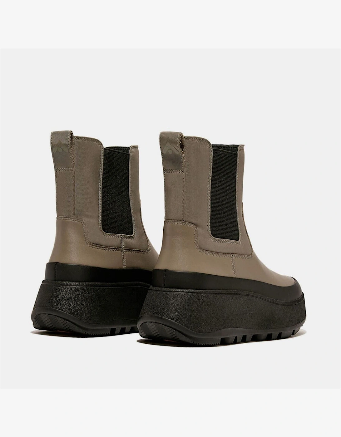 Mode Water Resistant Flatform Chelsea Boots