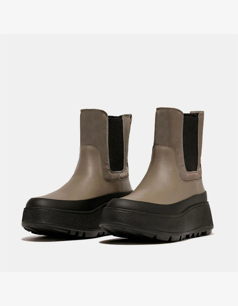 Mode Water Resistant Flatform Chelsea Boots