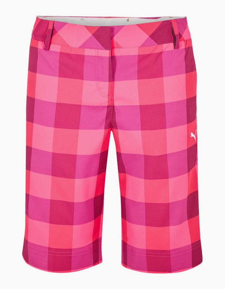 Golf Plaid Tech Short Womens