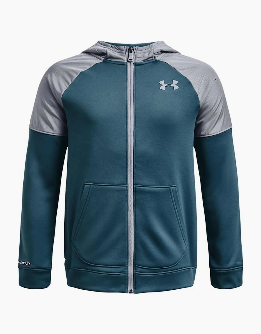 Fleece Grid Full Zip Top