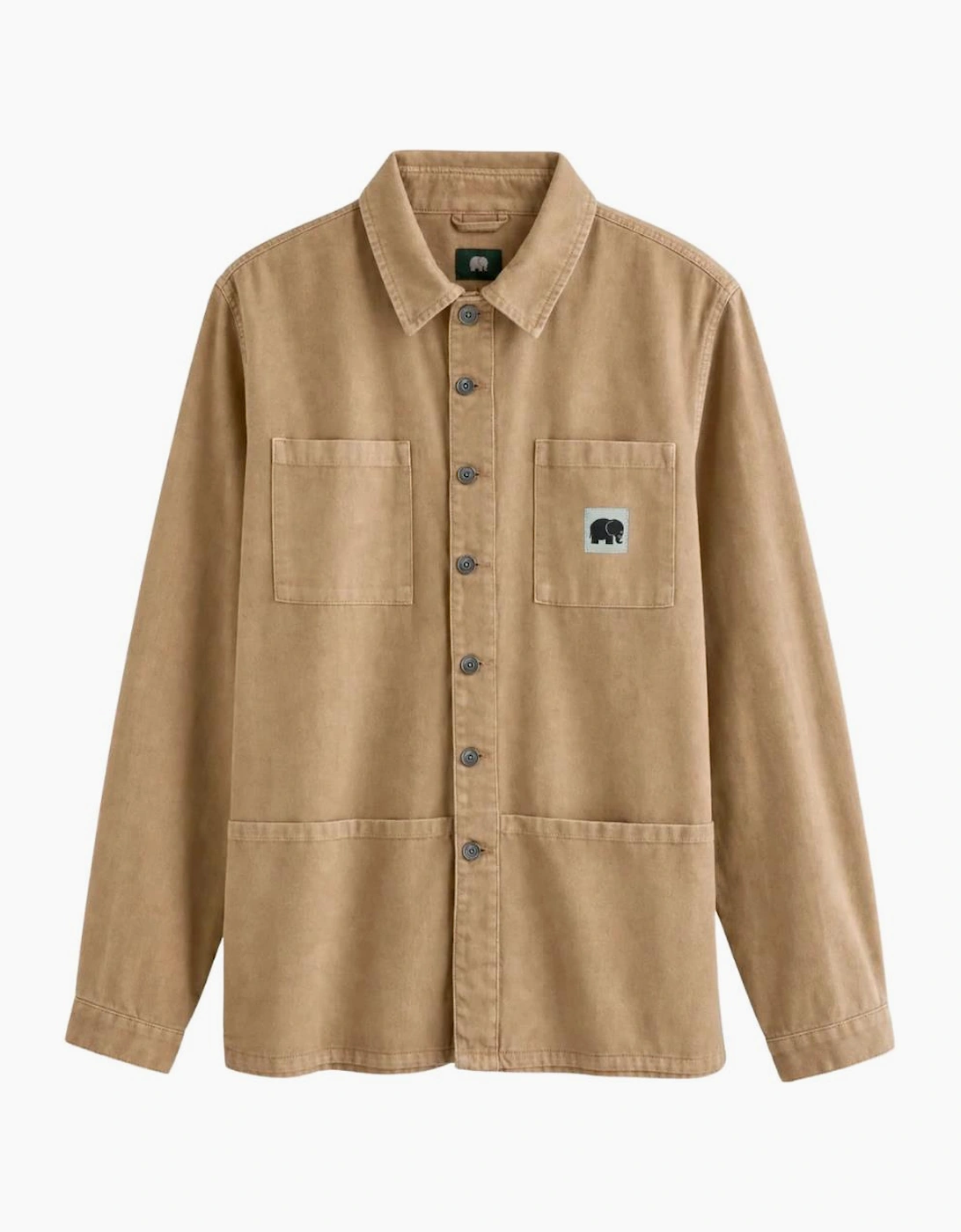 Trendsplant Albir Canvas Sand Overshirt