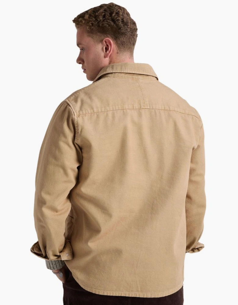 Trendsplant Albir Canvas Sand Overshirt