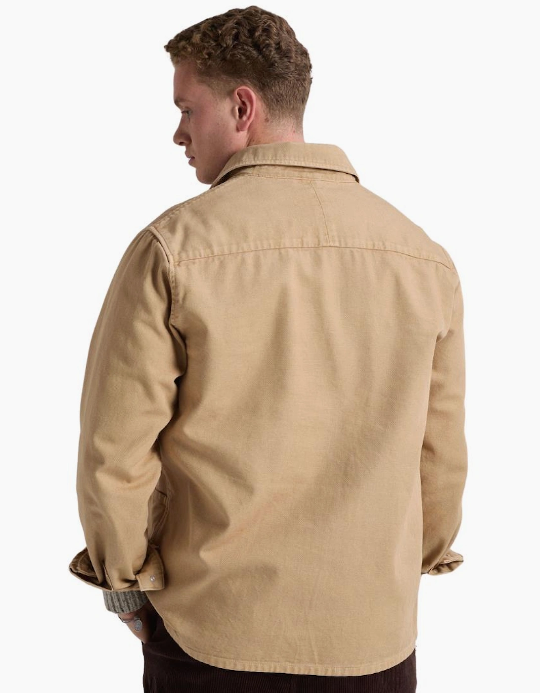 Trendsplant Albir Canvas Sand Overshirt