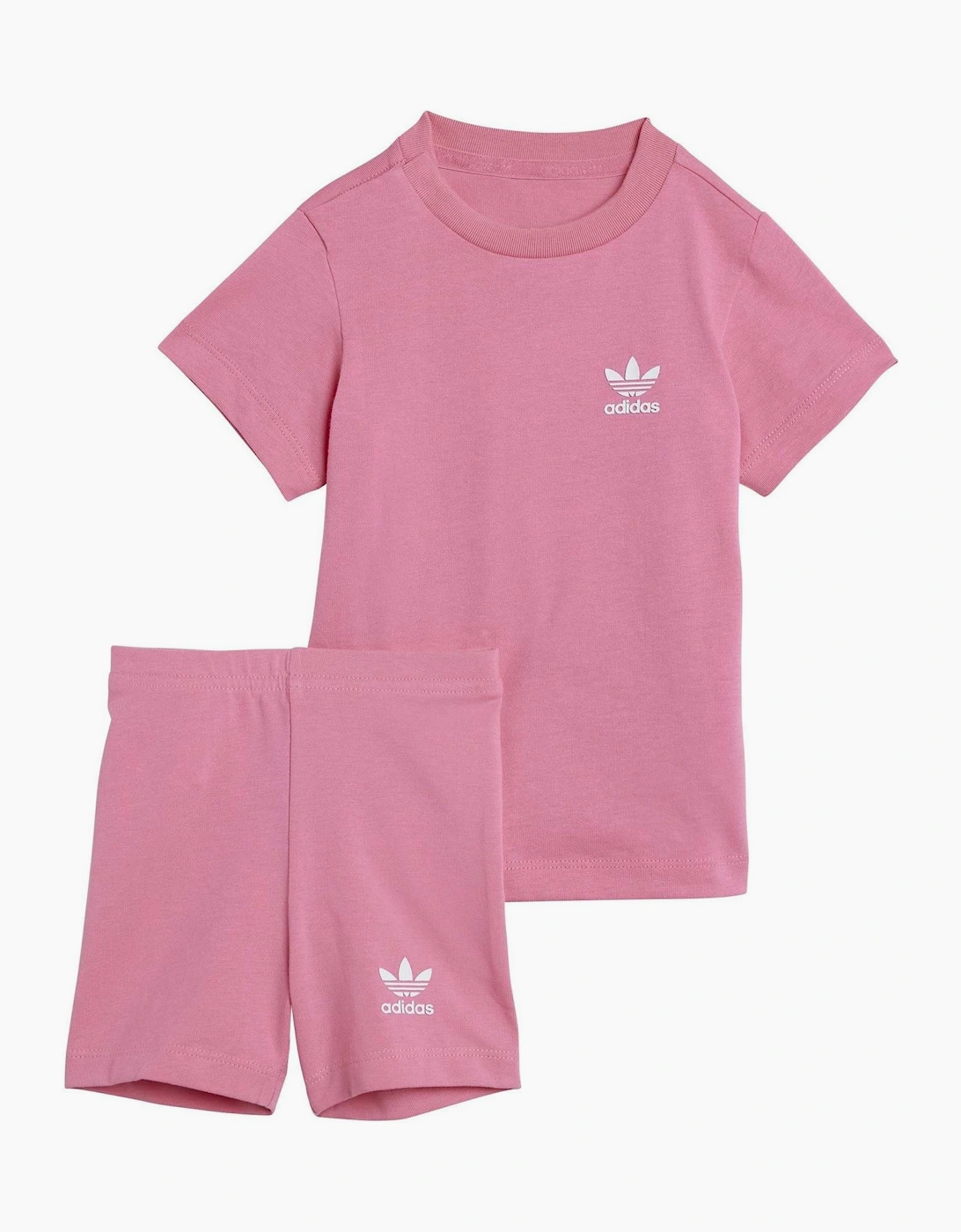 Rib Crew Neck Short Sleeve T-Shirt and Set