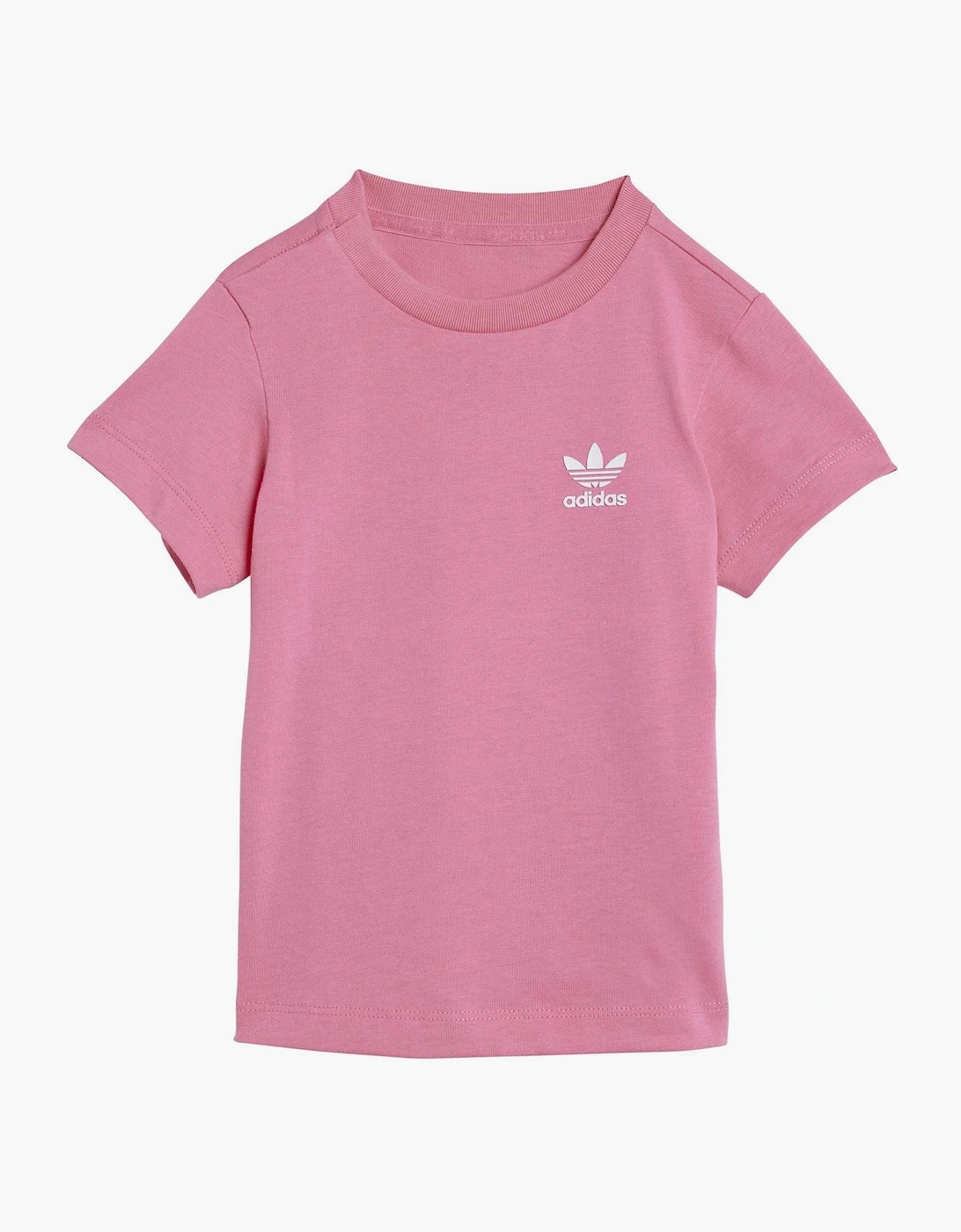 Rib Crew Neck Short Sleeve T-Shirt and Set