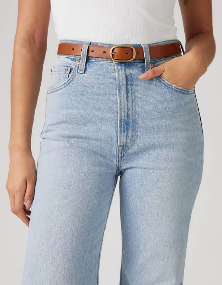 Leather Pin Buckle Casual Belt
