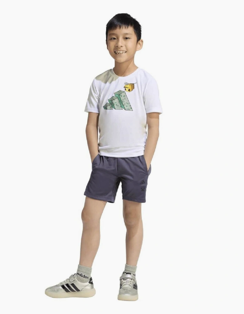 Graphic Print T-Shirt and Short Set