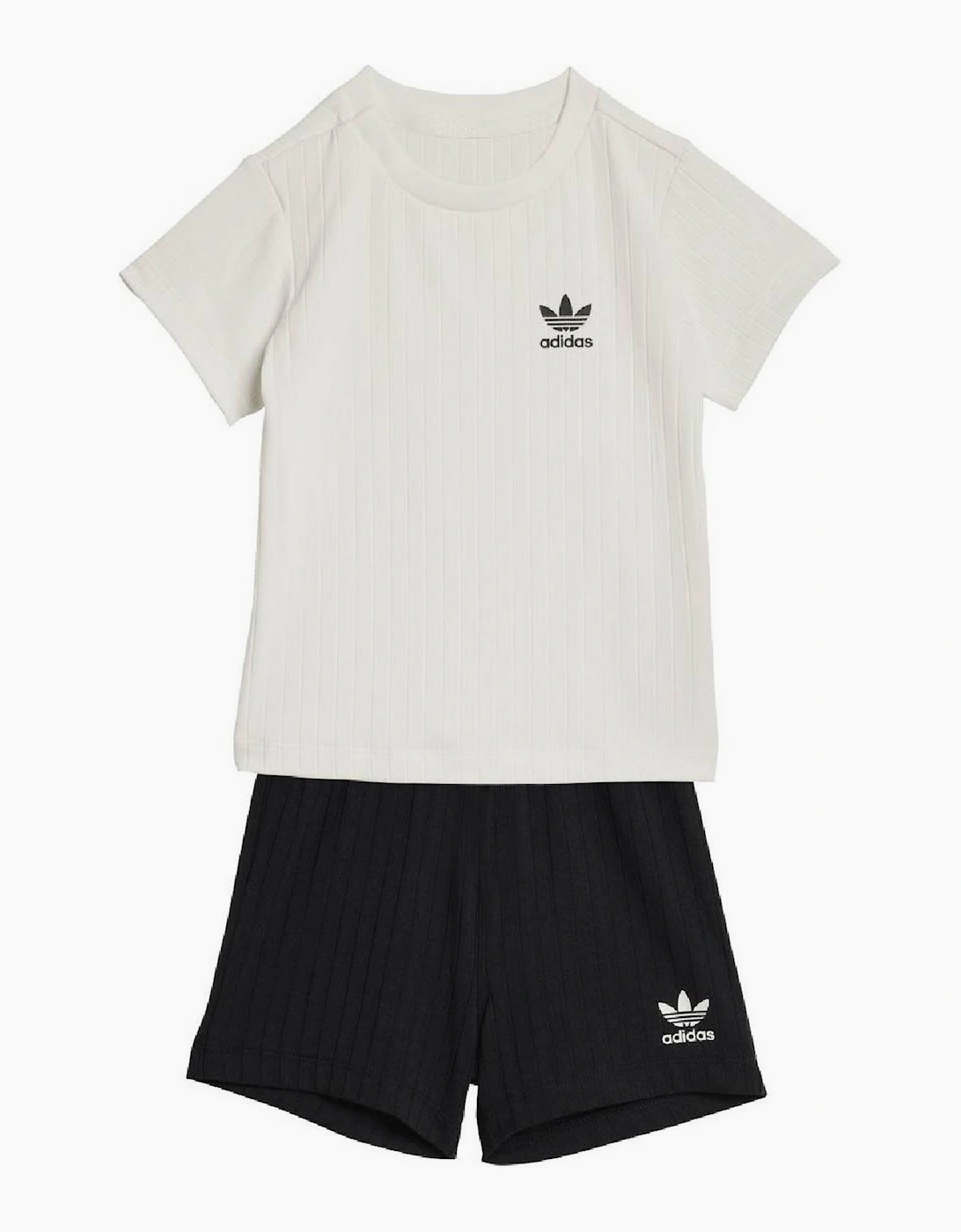 Infants Regular Wide Rib Short T-Shirt Set