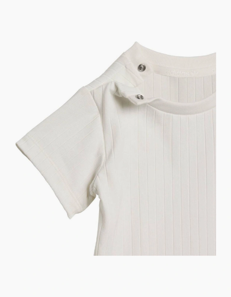 Infants Regular Wide Rib Short T-Shirt Set