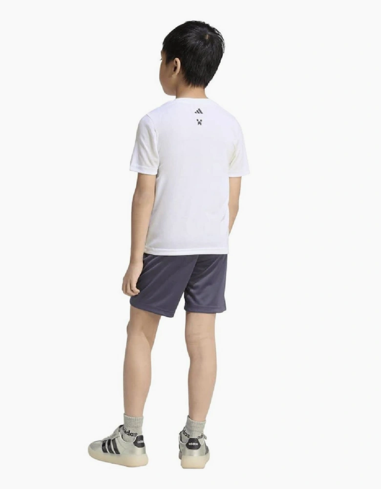 Graphic Print T-Shirt and Short Set