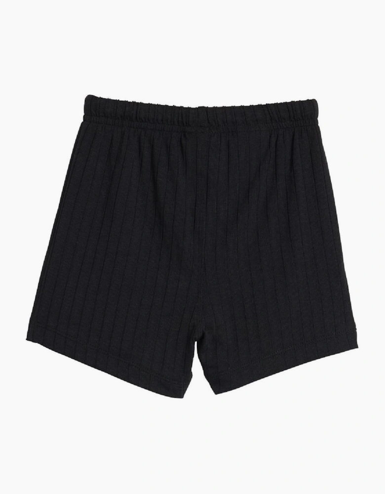 Infants Regular Wide Rib Short T-Shirt Set