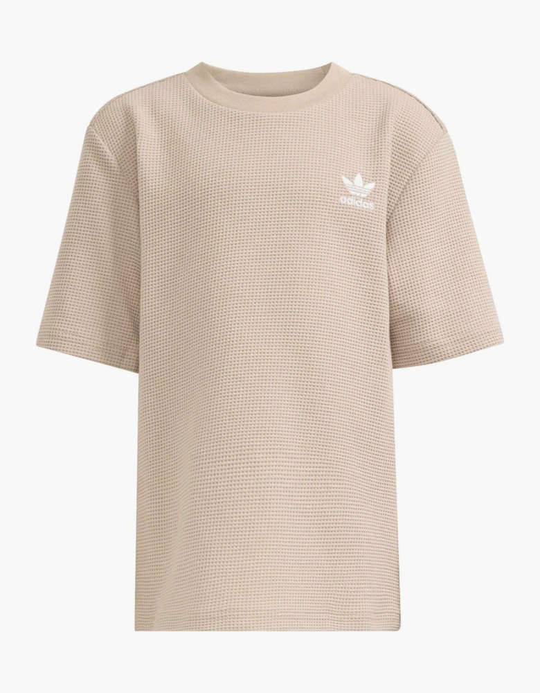 Infants Loose Waffle Short T-Shirt Set