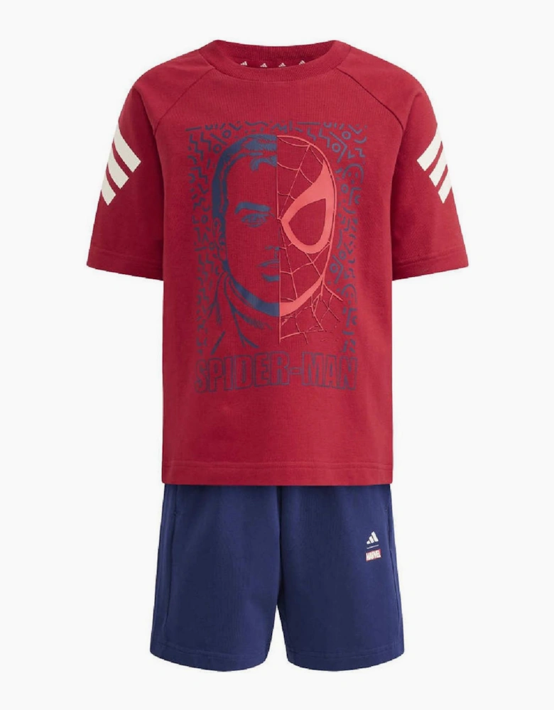 Marvel Spiderman Shorts and Tee Set