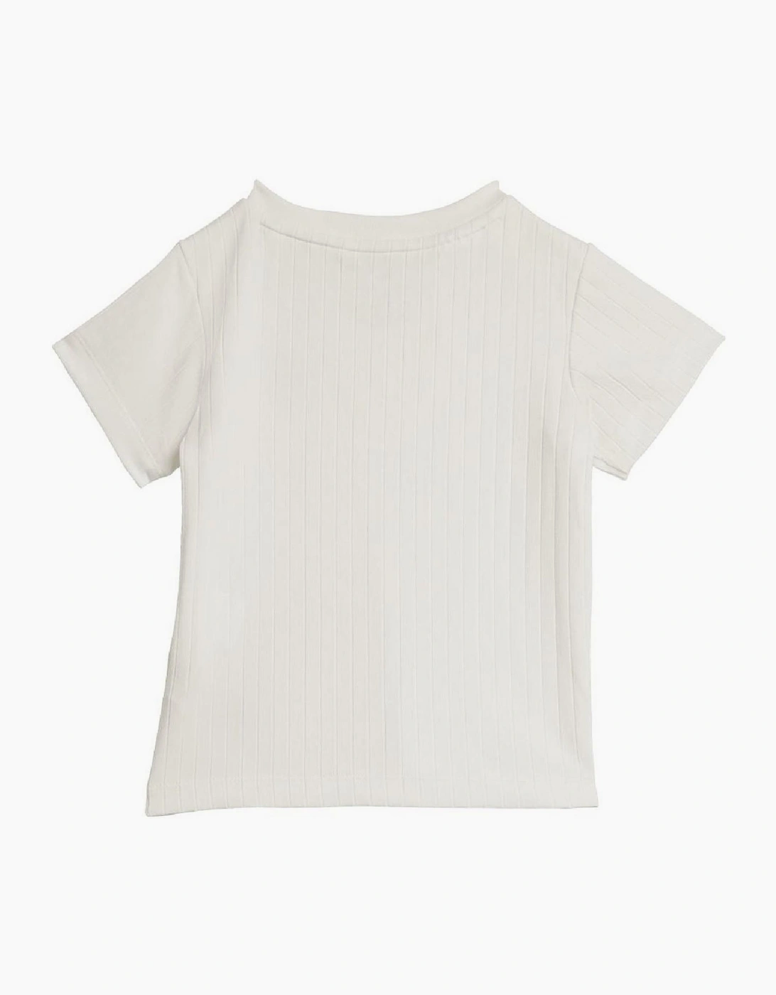 Infants Regular Wide Rib Short T-Shirt Set
