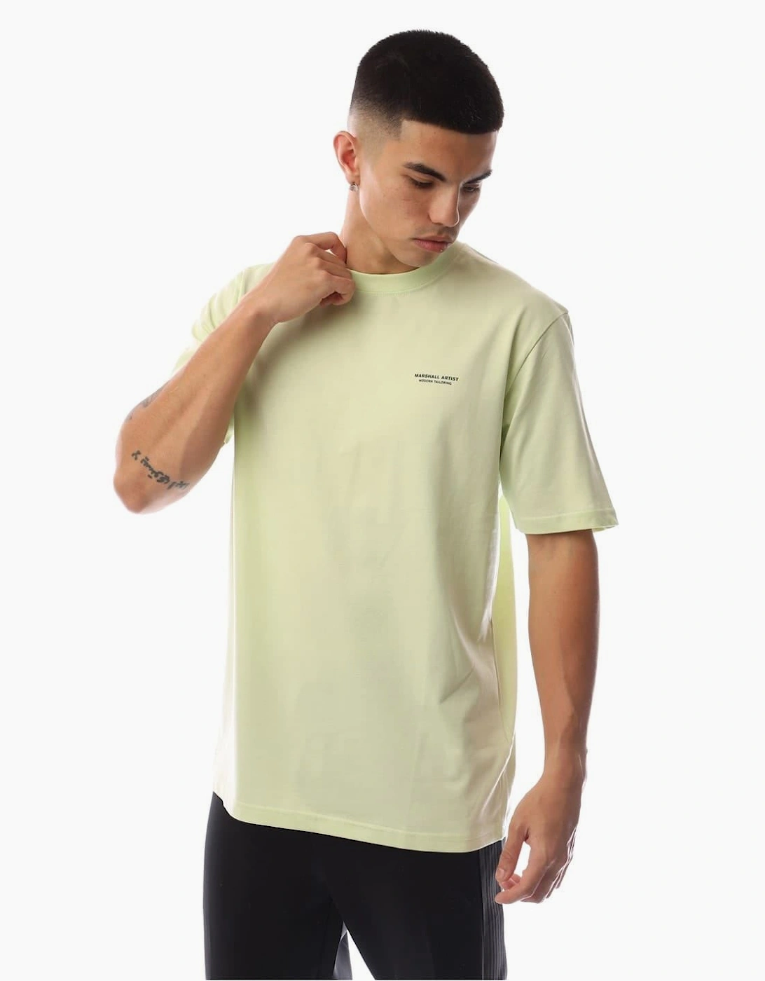 Chevron Graphic Crew Neck Short Sleeve T-Shirt