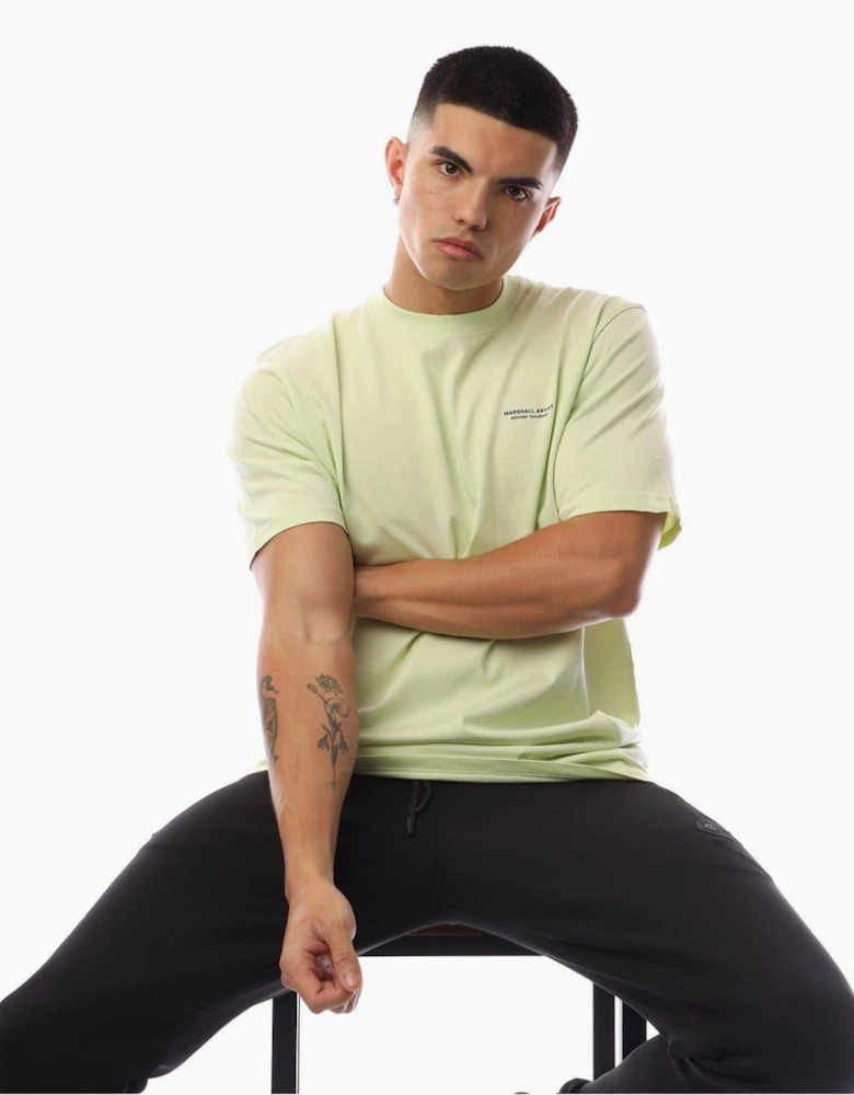 Chevron Graphic Crew Neck Short Sleeve T-Shirt
