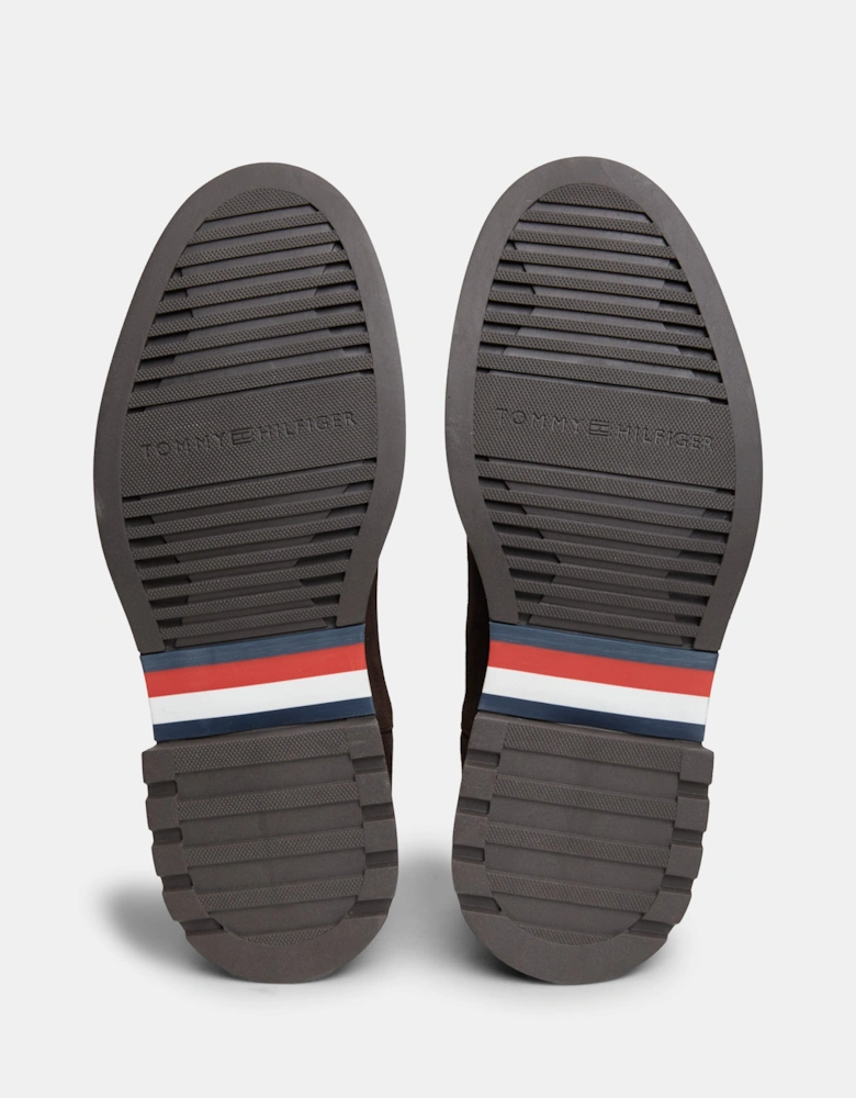 Tommy Hilfiger Corporate Casual Suede Mens Chelsea Boots - Cocoa