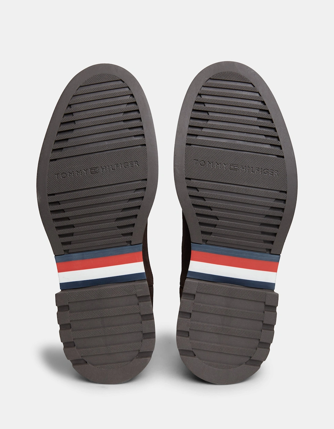 Tommy Hilfiger Corporate Casual Suede Mens Chelsea Boots - Cocoa