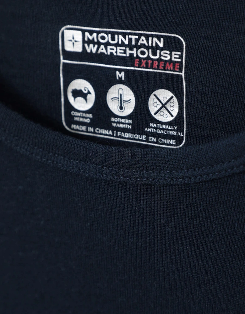 Mountain Warehouse Mens Merino Wool Base Layer Top (Pack of 2)
