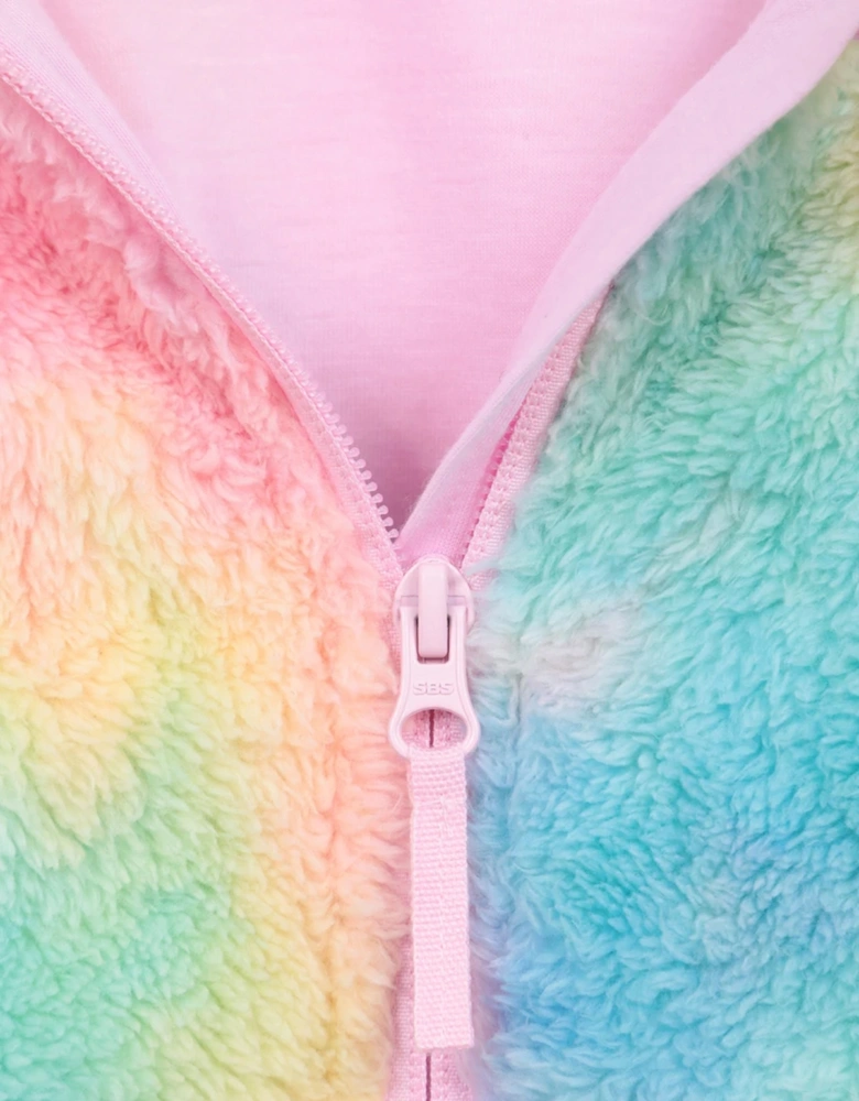 Mountain Warehouse Childrens/Kids Cosy Rainbow Full Zip Hoodie