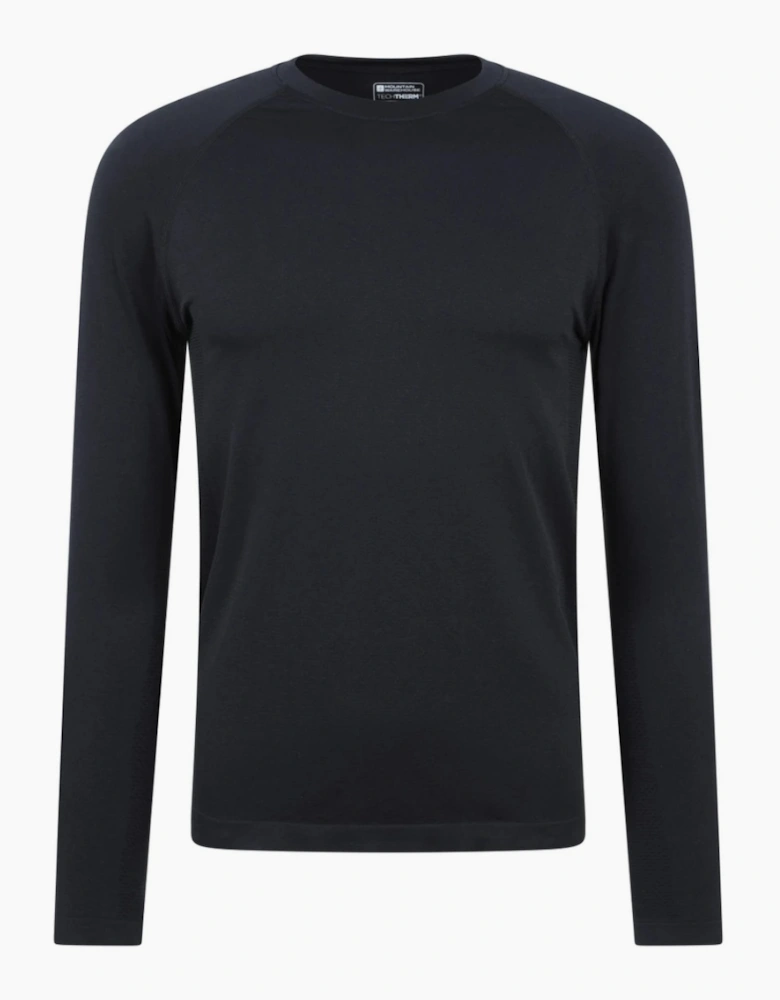 Mountain Warehouse Mens Active Seamless Raglan Base Layer Top