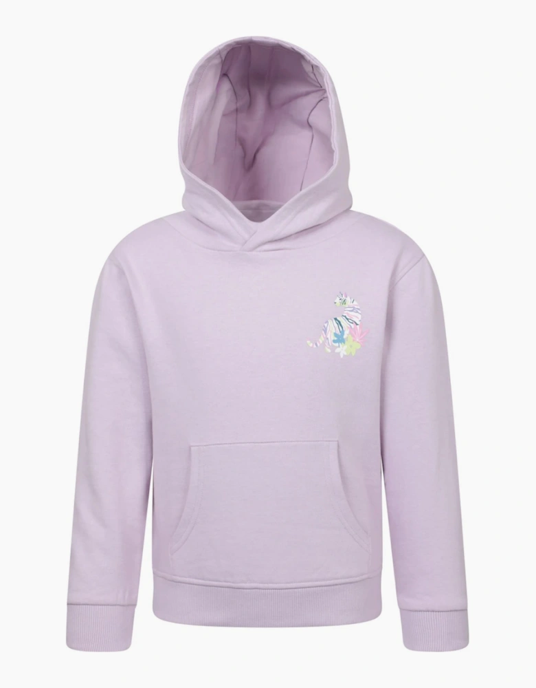 Mountain Warehouse Childrens Kids Floral Tiger Lightweight Hoodie