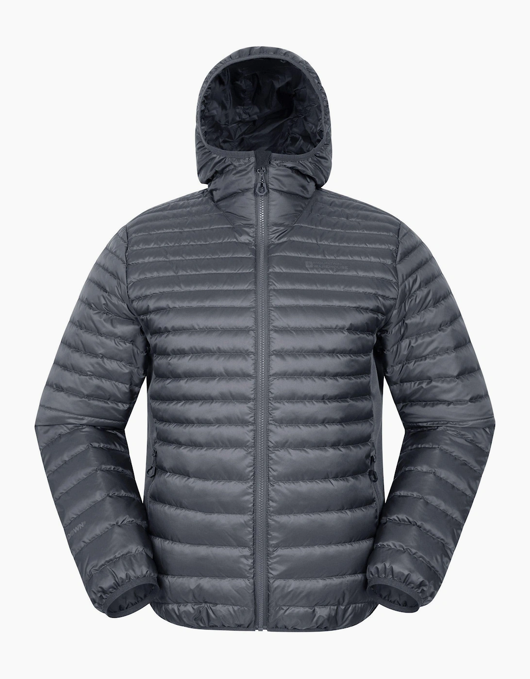 Mountain Warehouse Mens Hybrid Extreme Featherweight Down Filled Hooded Jacket