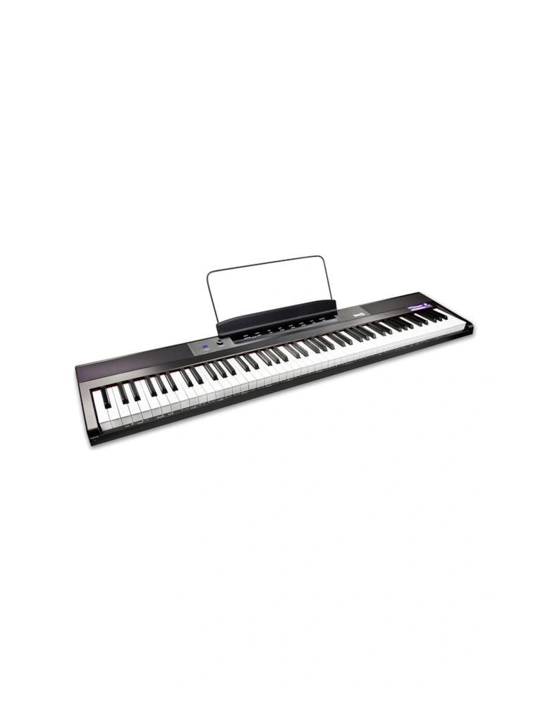 RJ88DP 88-Key Digital Piano with Semi Weighted Keys & Sheet Music Stand