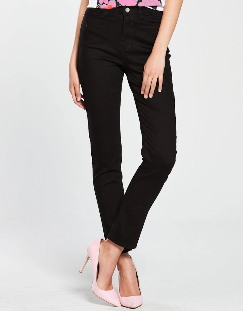 Tall Isabelle High Rise Slim Leg Jean - Black