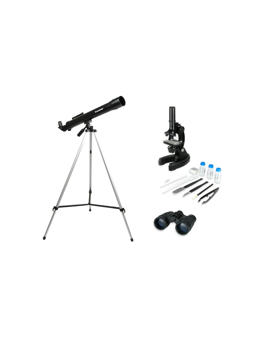Telescope, Binocular & Microscope Kit, 2 of 1